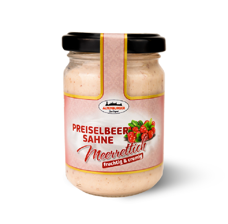 Preiselbeer-Sahne-Meerrettich